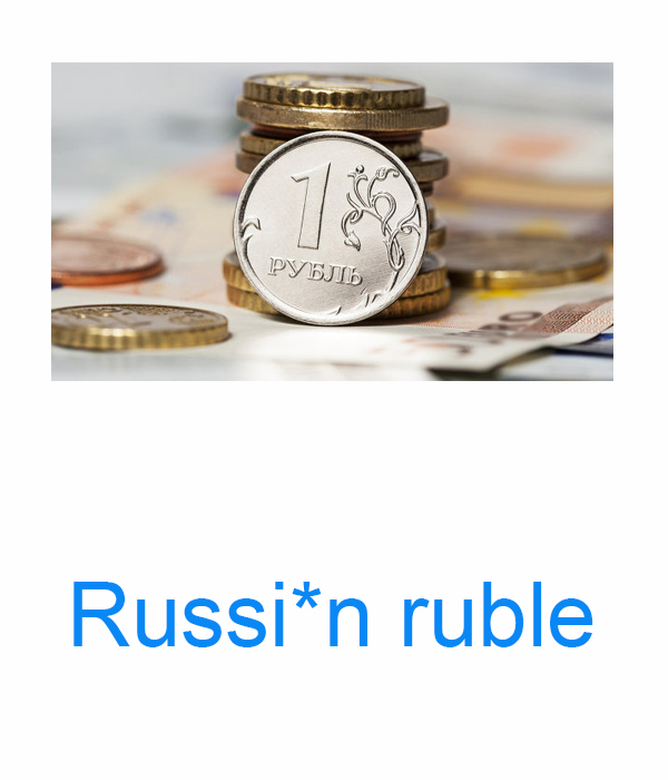 История рубля на английском